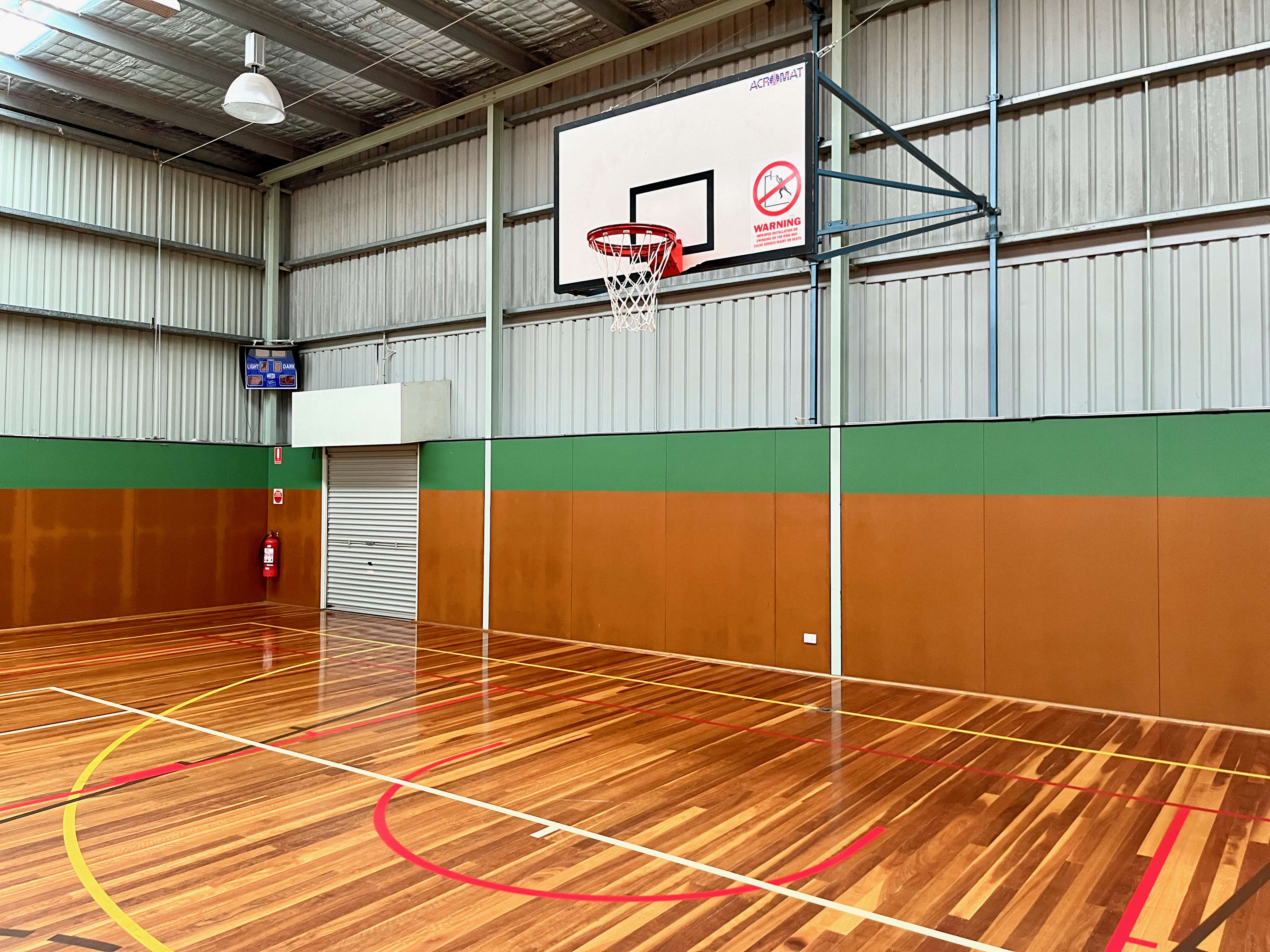 San Remo Recreation Centre Basketball Ring and Scoreboard