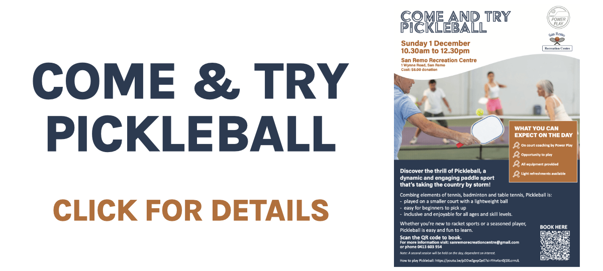 Come and try Pickleball event